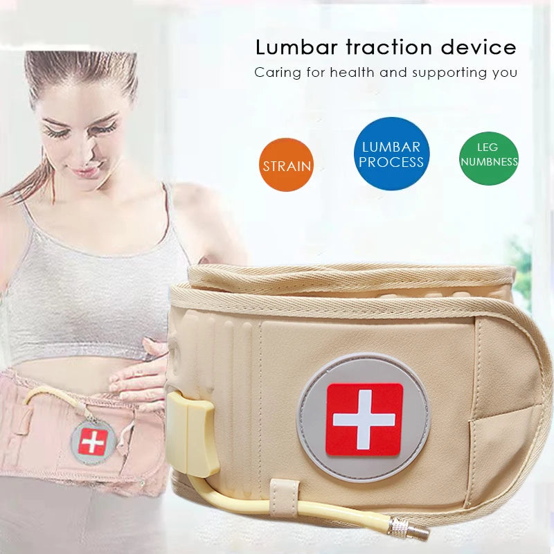 Lumbar Decompression Belt – Adjustable Air Traction Support CR-801A Relaxation Treatment Tidesmit