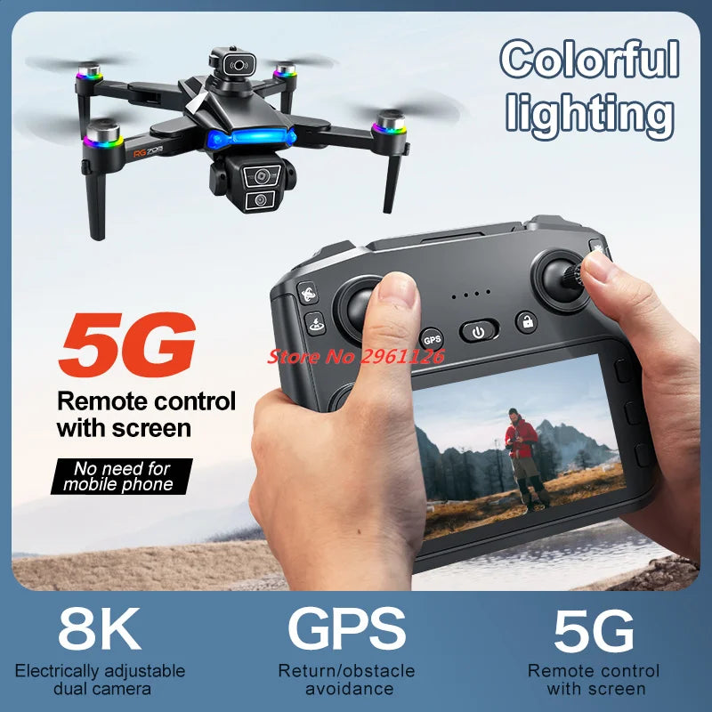 Tidesmit 8K GPS Drone with Obstacle Avoidance & 5G WiFi FPV Tidesmit