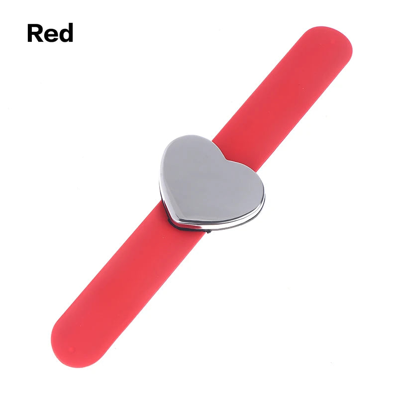 Magnetic Sewing Pincushion Wristband - Silicone Wrist Pin Holder Massage Chairs Red Tidesmit