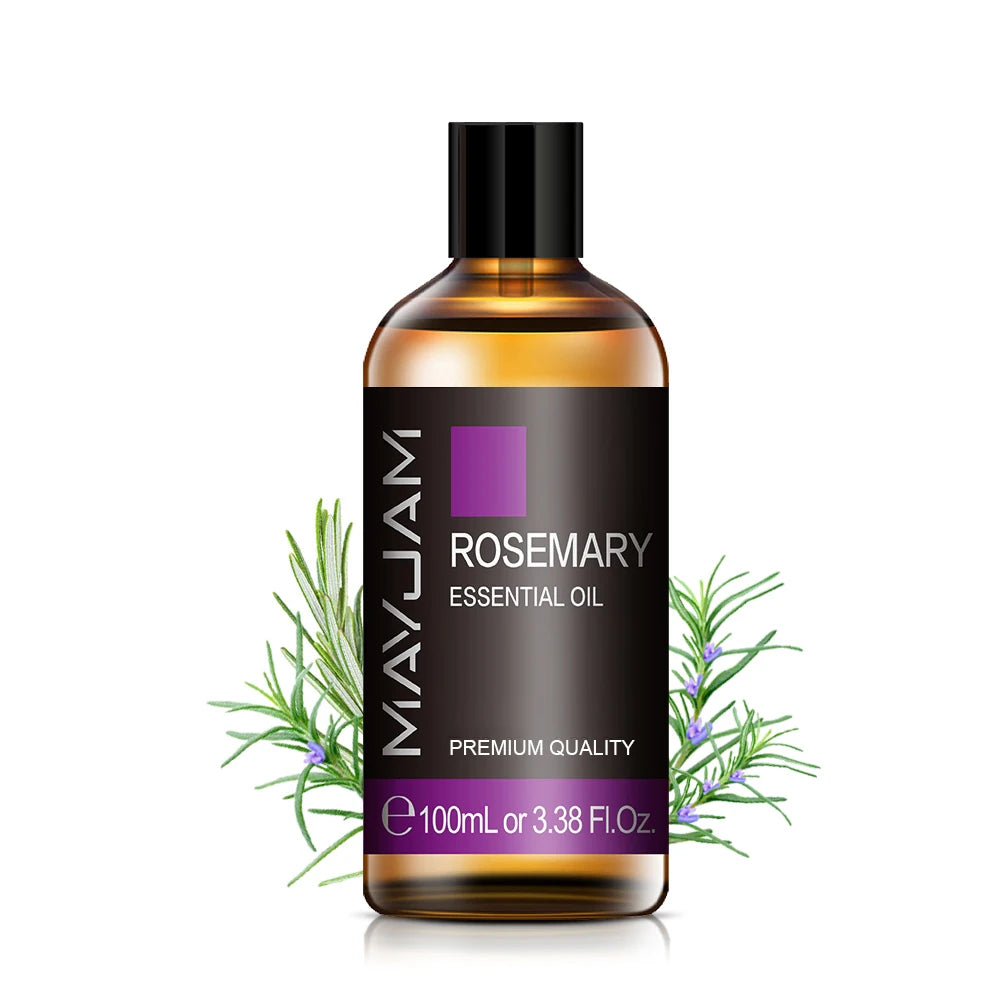 Tidesmit 100ml Organic Essential Oil set for humidifiers featuring lavender, eucalyptus, rose, and ginger scents.