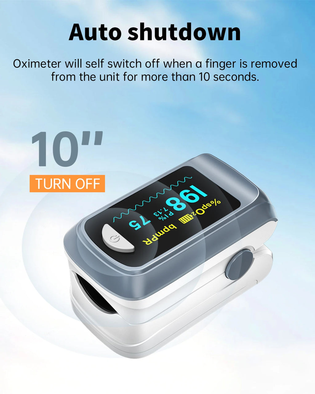 HealthTree Finger Pulse Oximeter Blood Oxygen Saturation Meter Heart Rate Monitor OLED Oximetro De Dedo SPO2 PR PI RR Bluetooth