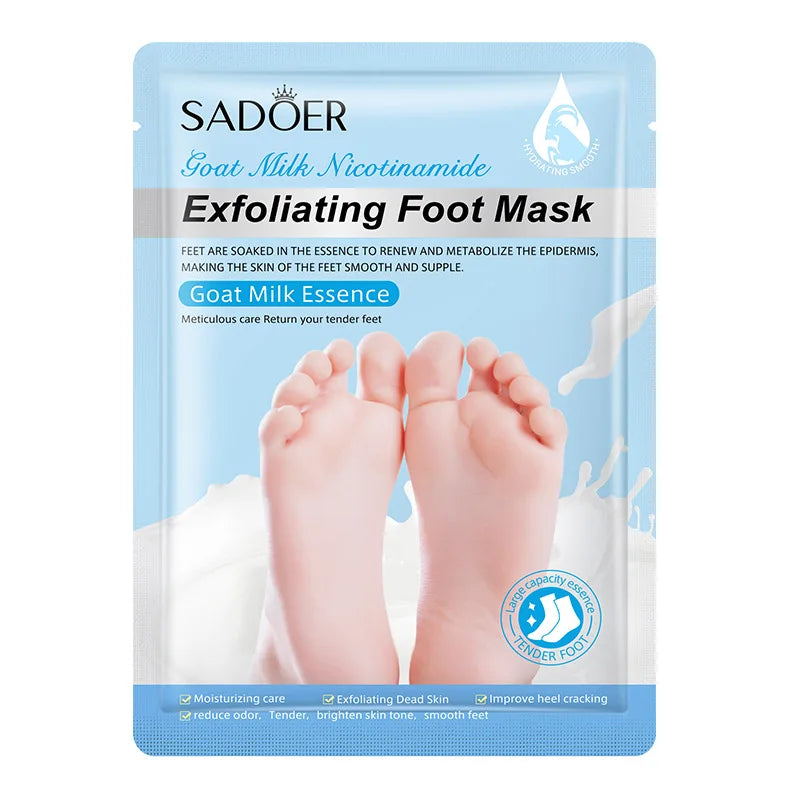 Lavender Foot Mask Moisturizing Exfoliating Treatment - 5 Pairs Set Scrubs Treatments Tidesmit
