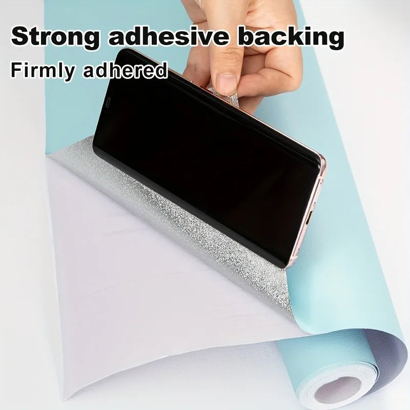 1roll 1/2/5/10m PVC DIY Self-adhesive Waterproof Wallpaper Renovation Kitchen Cabinets Decorative Films Vinyl Wall Stickers