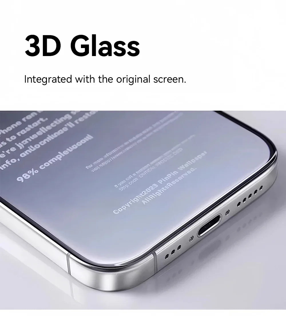 iPhone 17 Pro Max Screen Protector - HD Tempered Glass 9H Hardness Tidesmit