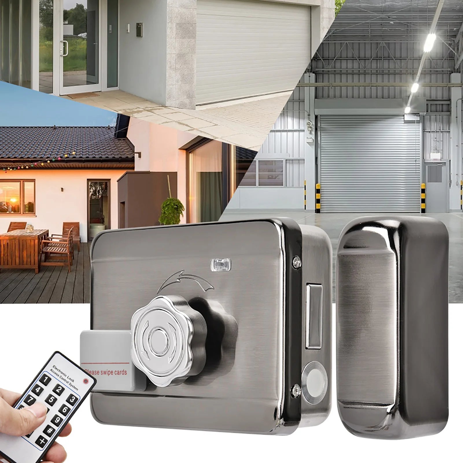 Electronic Door Access Intelligent Remote Control System ID Single Head 12V Lock Intelligent Door Lock Remote Control Door Lock