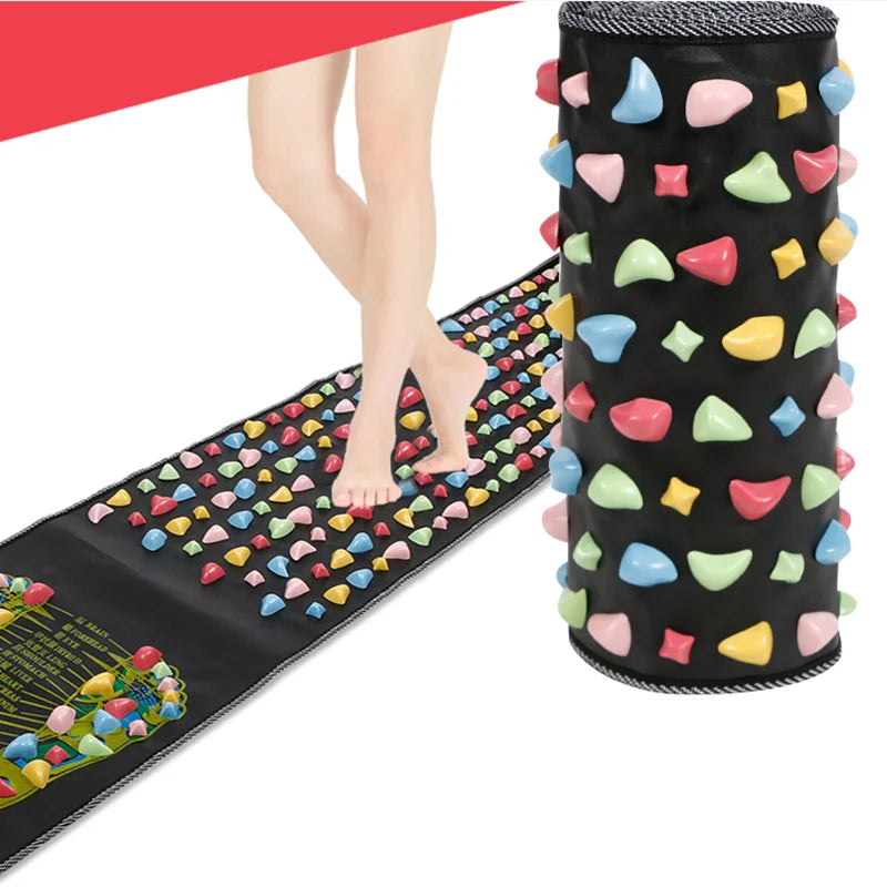 Acupressure Foot Massage Mat: Portable Wellness Tool for Relief Relaxation Treatment Tidesmit