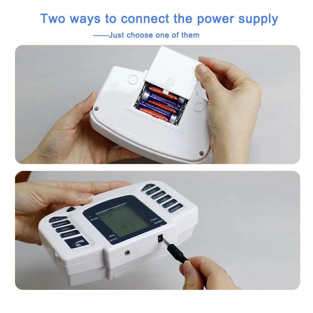 TENS Muscle Stimulator 16-Pad System with 10 Intensity Levels Massage Cushion Tidesmit