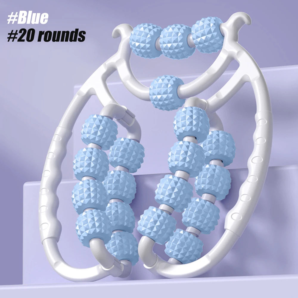 Trigger Point Massage Roller Stick for Deep Tissue Muscle Recovery Body Shaping Massage Equipment blue-20 Tidesmit