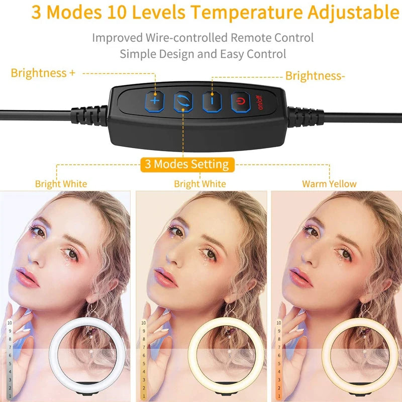 33cm Ring Light with Remote for Professional Content Creation Tidesmit