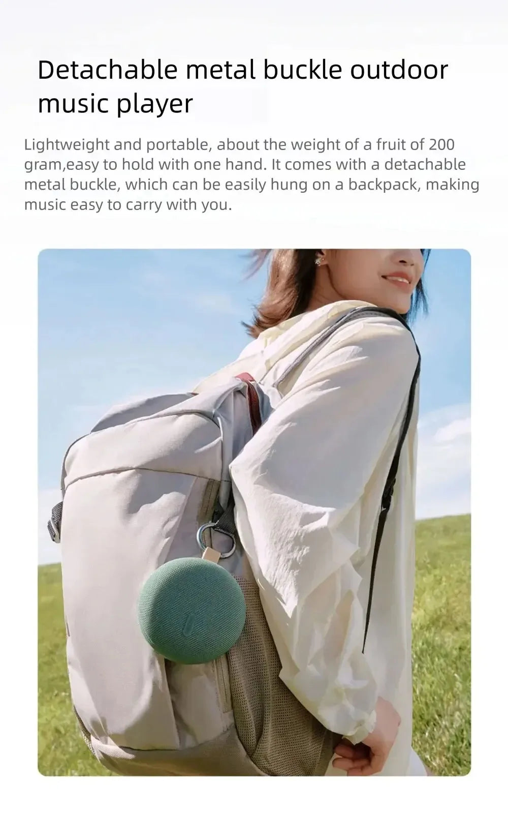 REDMI Bluetooth Speaker 2 Compact size, powerful sound, lightweight and portable for outdoor use CN.