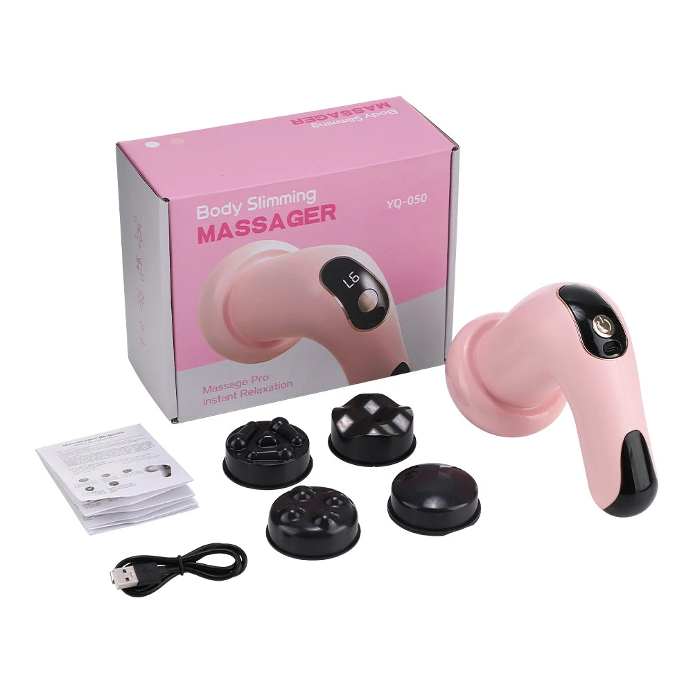 Fascia Gun 5-Head Percussive Therapy Device for Deep Tissue Recovery Fascia Gun body massager China Mainland Tidesmit