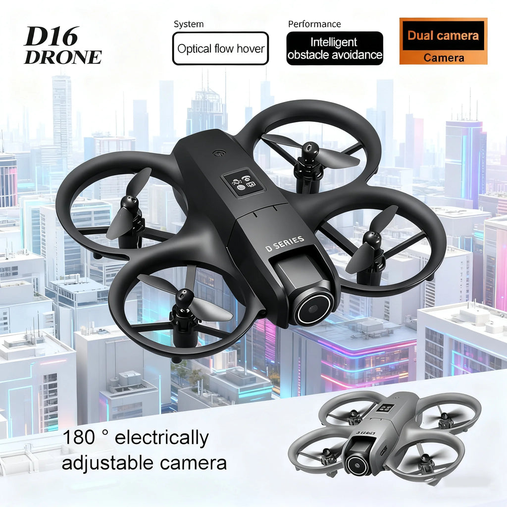 4K HD Camera Drone - Foldable GPS Drone with Obstacle Avoidance (D16 Model) Tidesmit