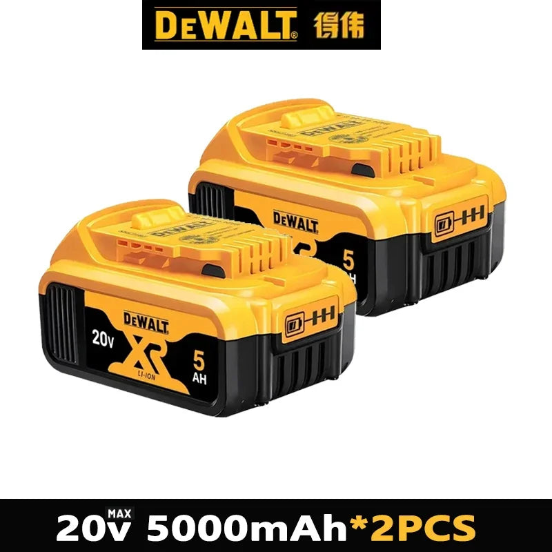 100% Original 20V 6.0Ah MAX Battery Power Tool Replacement For DeWalt DCB184 DCB181 DCB182 DCB200 20V 5A 6A 18Volt 20v Battery