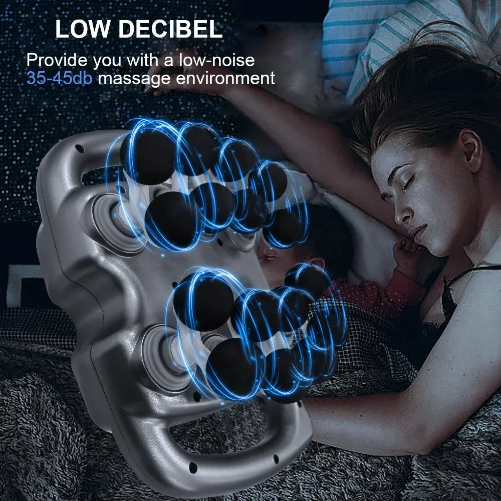 Fascia Gun Deep Tissue Massager - 16 & 24 Head Muscle Recovery Tools Fascia Gun Tidesmit