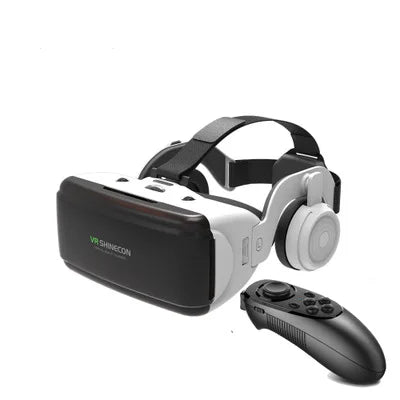 VR Headset for Smartphone 3D Glasses G06E with Spatial Audio G06E and 052 Tidesmit