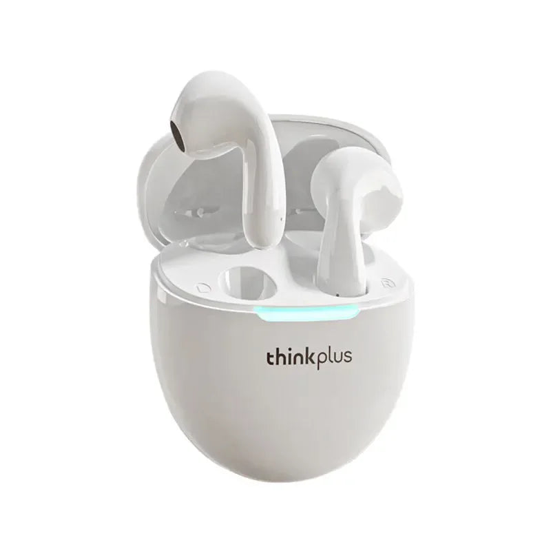 TWS Noise Cancelling Bluetooth Earbuds - Tidesmit Wireless Audio 30H White Tidesmit