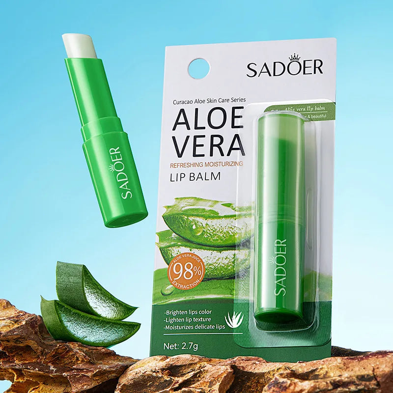 Aloe Lip Balm 3 Pack: Nourishing Lip Care Treatment by Tidesmit Lip Care Tidesmit