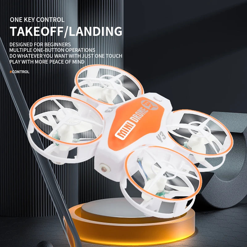 Mini UFO Drone for Kids - Foldable Remote Control Quadcopter (Blue) Tidesmit