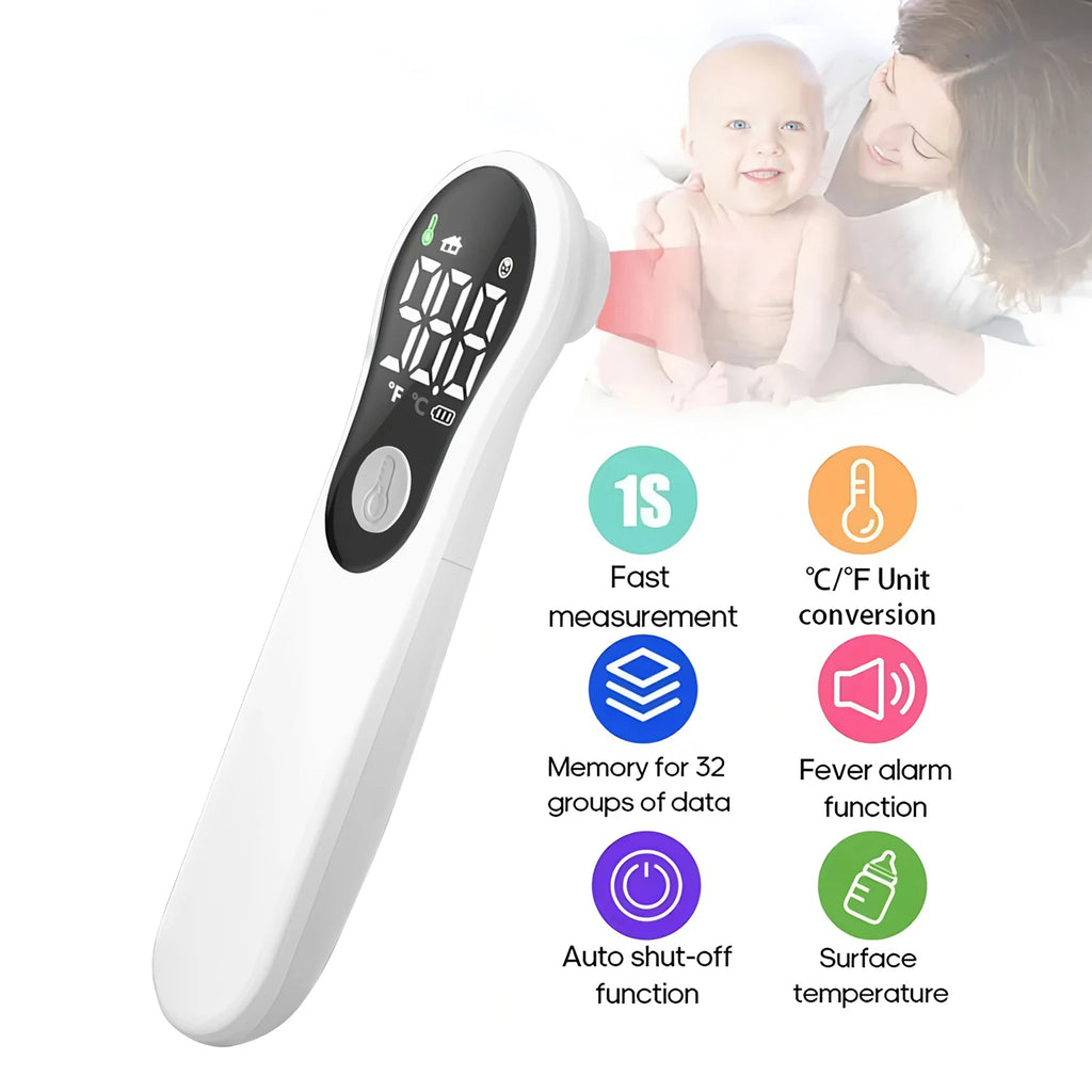 Medical Infrared Forehead Thermometer Backlit Digital Non-contact Laser Household LCD Baby Adult Fever Infant Body