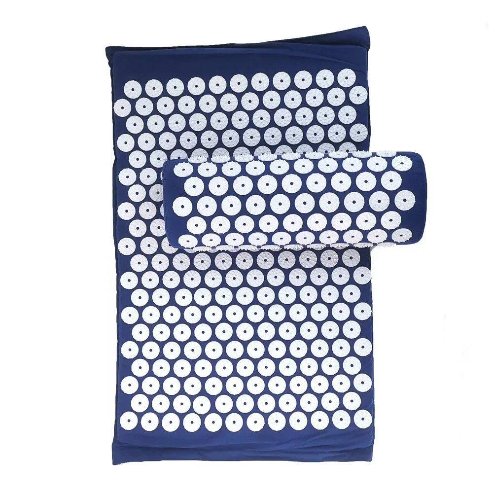 Acupressure Mat and Pillow Set | Targeted Muscle Relief & Recovery Back Massage Instrument Tidesmit