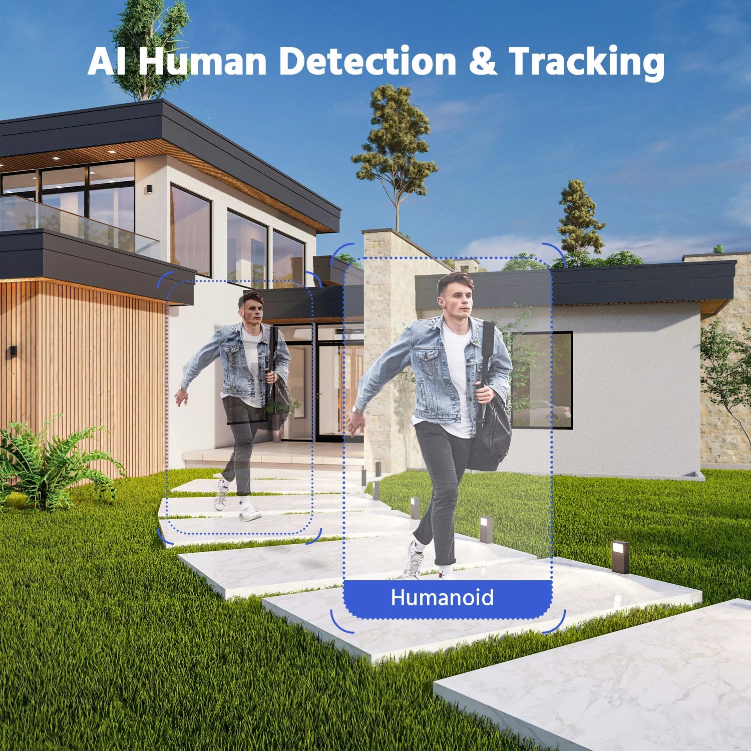 ANNKE WCD1012 10MP Dual-Lens PTZ Security Camera 12X Zoom Wifi Camera AI Human Tracking 1/2/4 PCS 2.4G Wireless Camera Outdoor