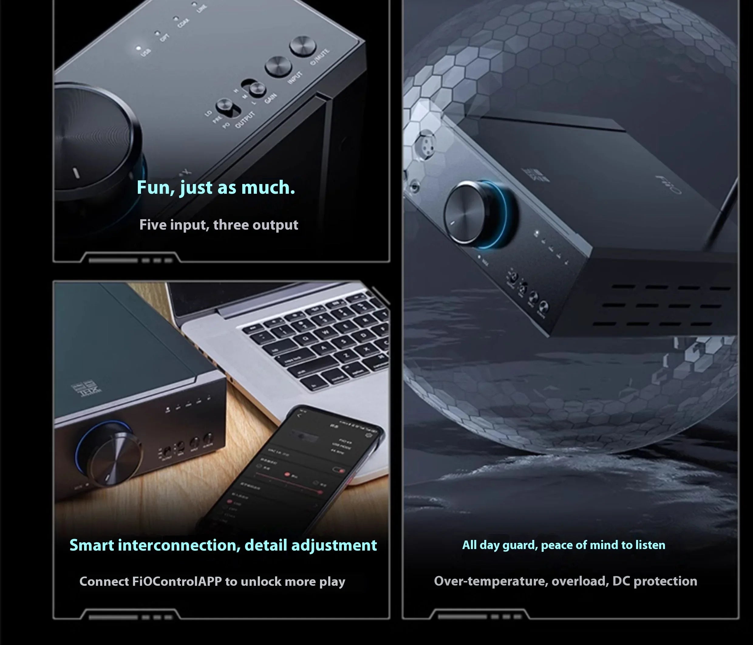 FiiO K9 Pro ESS Desktop DAC and Headphone Amplifier ES9038PRO*2 chip Bluetooth USB DAC DSD Decoder Support MQA