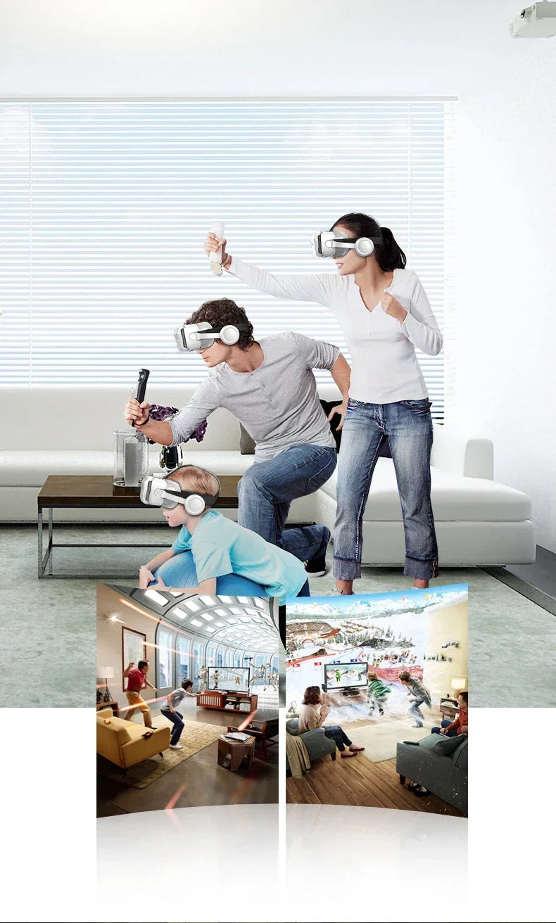 VR Headset for Smartphone – Immersive 3D Virtual Reality Smart Glasses Tidesmit