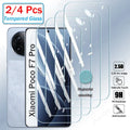 Poco F8 Pro Screen Protector | 9H Hardness HD Tempered Glass Film 2Pcs HD Glass For POCO F8 Ultra Tidesmit