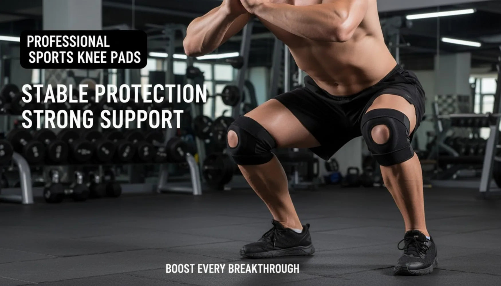 1PC Adjustable Knee Brace Patella Support - Open Patella Design for Knee Pain Arthritis Meniscus Relief Sports Basketball Runnin