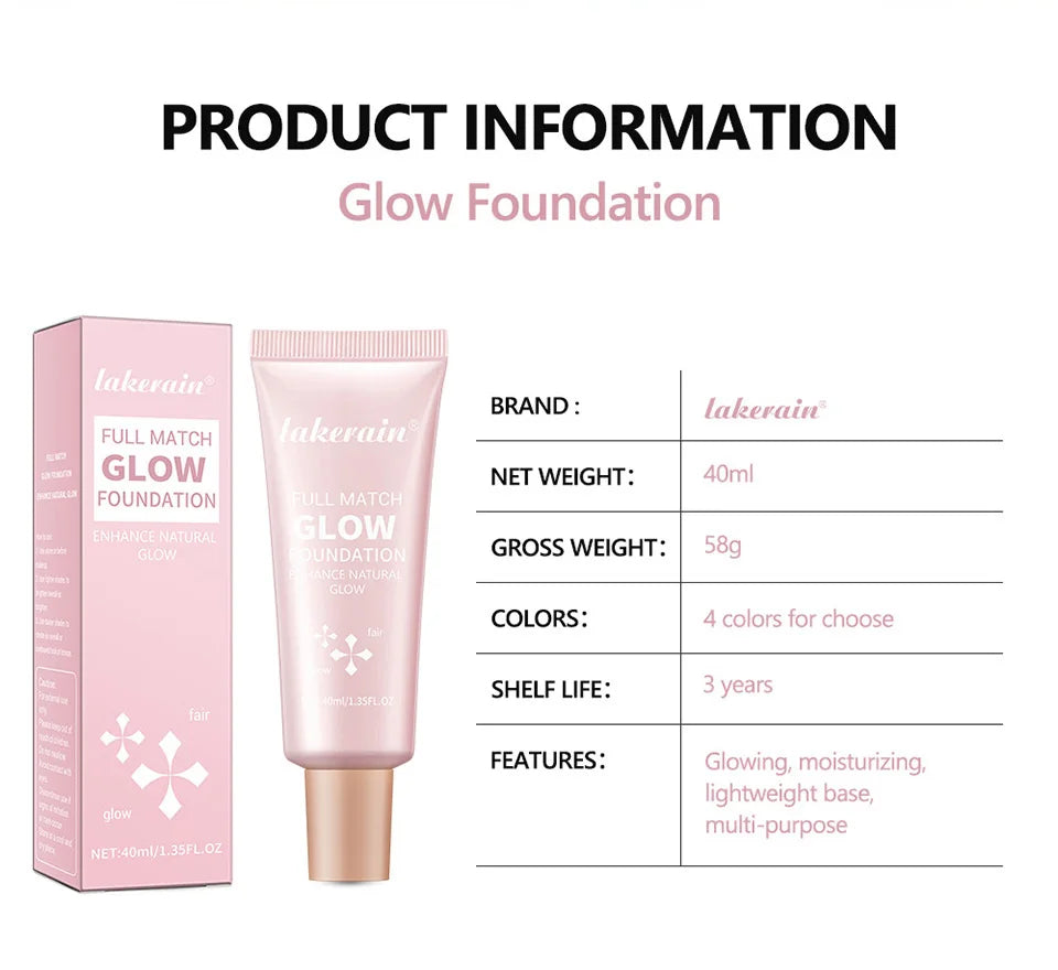 Tidesmit Glowing Foundation liquid highlighter for a natural moisturizing base finish texture close-up