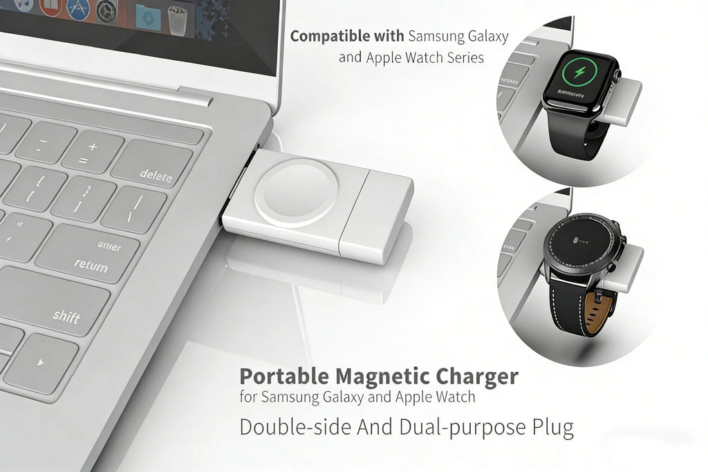 Wireless Charger for Apple and Samsung - Fast Qi Certified Charging Pad Tidesmit