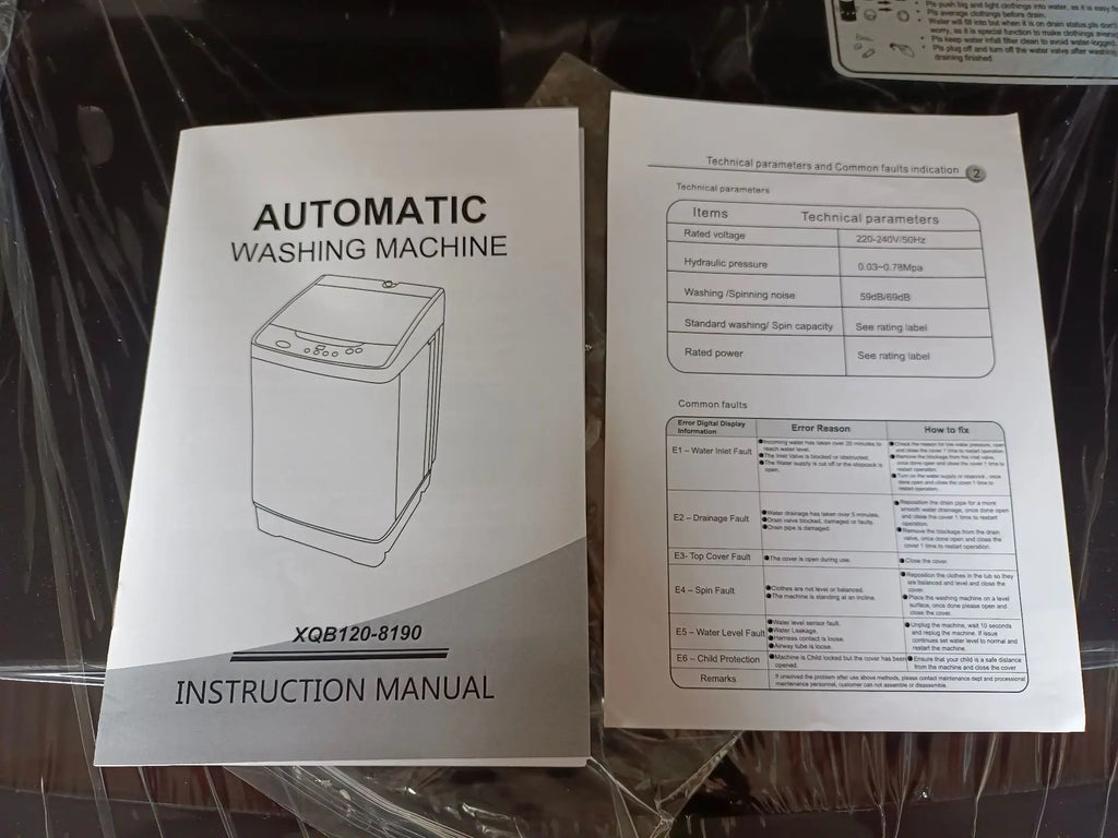 Tidesmit 12kg fully automatic wave wheel washing machine with integrated stripping and blue light anti-winding feature