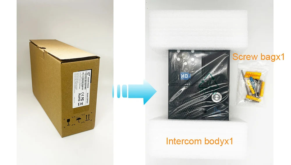 Smart SIP HD Video Intercom Touch Screen Waterproof Doorbell for Office Home Device Control Anti Strike System Night Vision