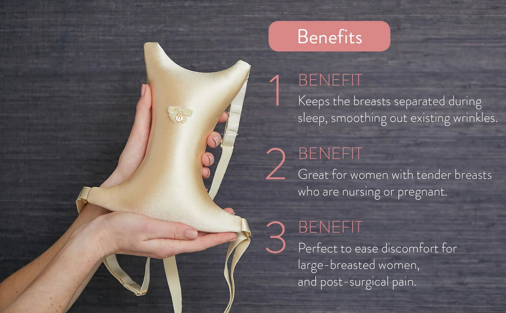 Chest Wrinkle Pad for Sleeping - Anti-Aging Decollete Support Massage Cushion Tidesmit