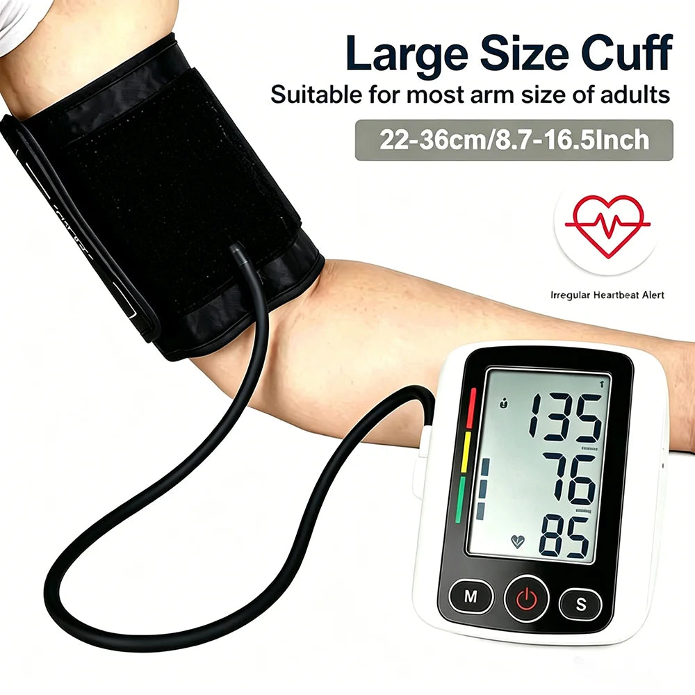 digital baumanometer blood pressure monitor take blood pressure meter medical digital upper arm tensiometers heart rate meter