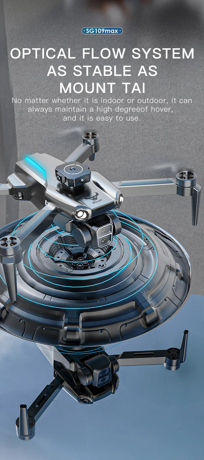GPS Drone with 4K Camera and Screen Remote - SG109 Series Tidesmit