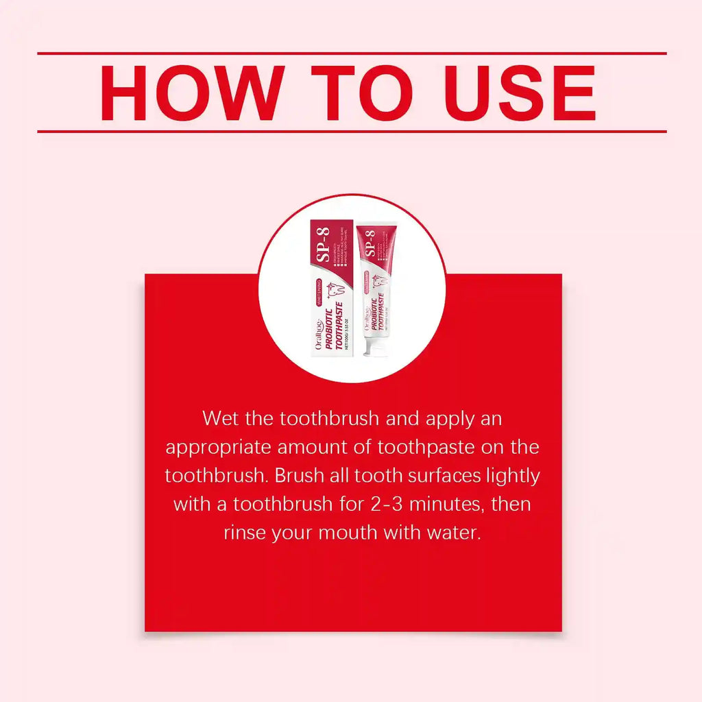 Tidesmit probiotic teeth whitening toothpaste for enamel brightening, gum protection, and sensitive tooth repair