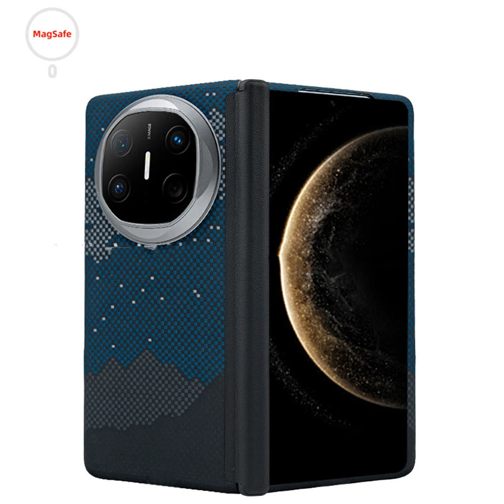 Huawei Mate X6 Aramid Fiber Case | Slim Magnetic Protection Blue galaxy ZZ China Mainland Huawei Mate X6 Tidesmit