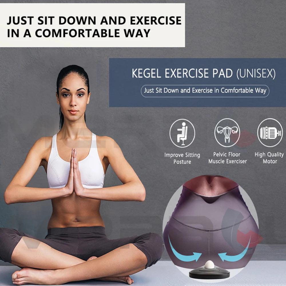 Pelvic Floor Exerciser Cushion | Ergonomic Kegel Trainer - Blue Massage Cushion Tidesmit