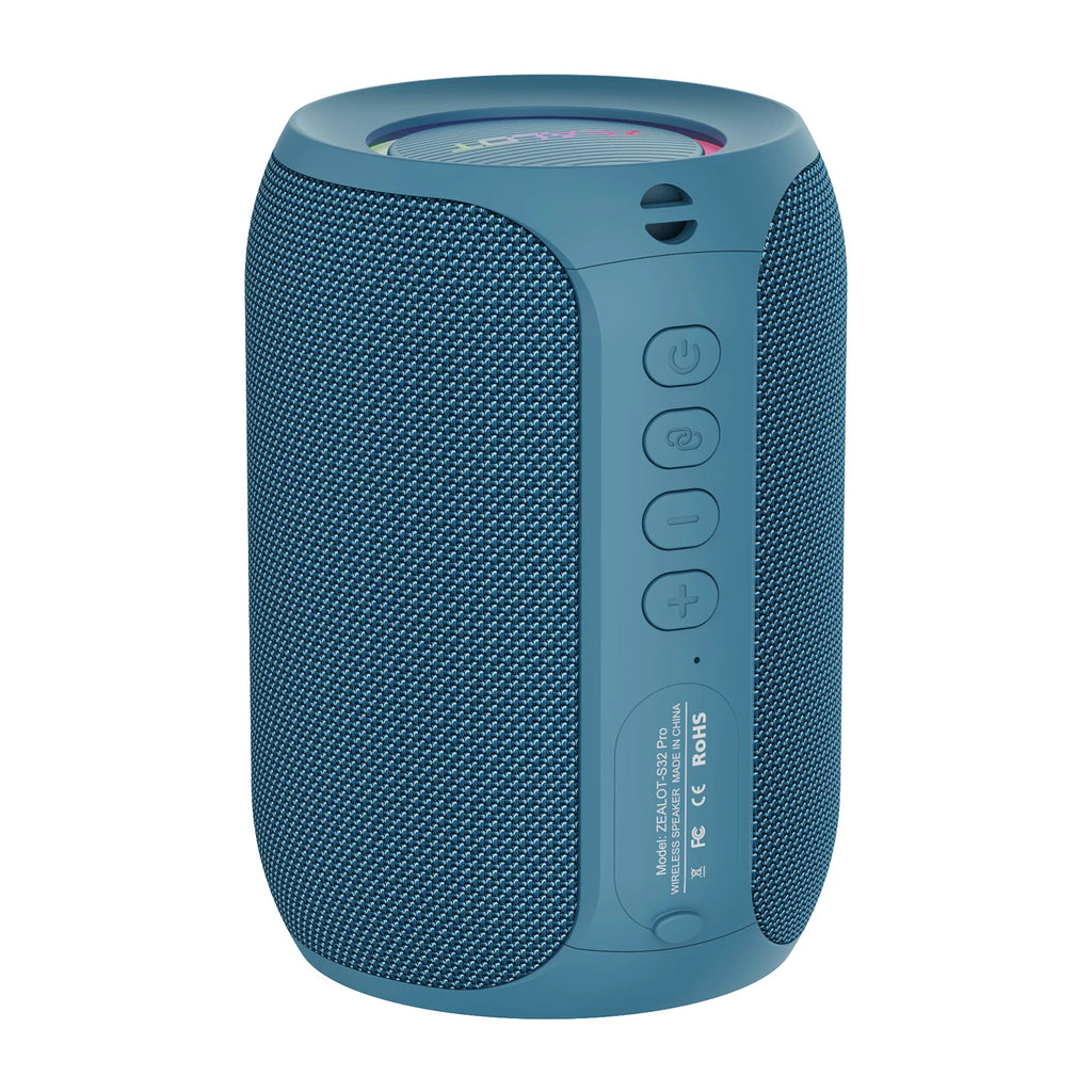 Zealot S32 pro Bluetooth Wireless Outdoor Portable Subwoofer Speaker Waterproof IPX6 Dual Pairing 3600mAh Wireless Speaker