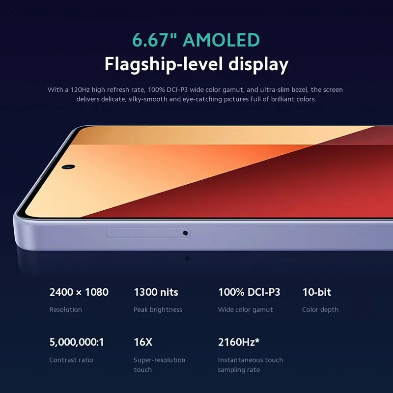 Xiaomi Redmi Note 13 Pro 4G 8GB/256GB Green | AMOLED Display AE Tidesmit