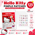 125PCS Sanrio Hello Kitty Acne Patch, Hydrocolloid Acne Patch, Makeup Blemish Pimple Patch, Waterproof and Sweatproof