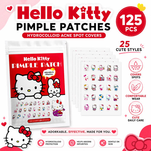 Tidesmit 125PCS Hello Kitty hydrocolloid acne patch for waterproof blemish and pimple care