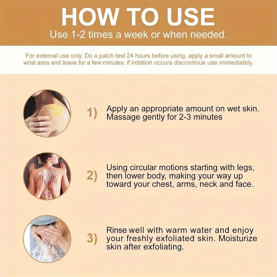 Shea Sugar Body Scrub | Salon-Quality Exfoliating Polish by Tidesmit Scrubs Treatments Tidesmit
