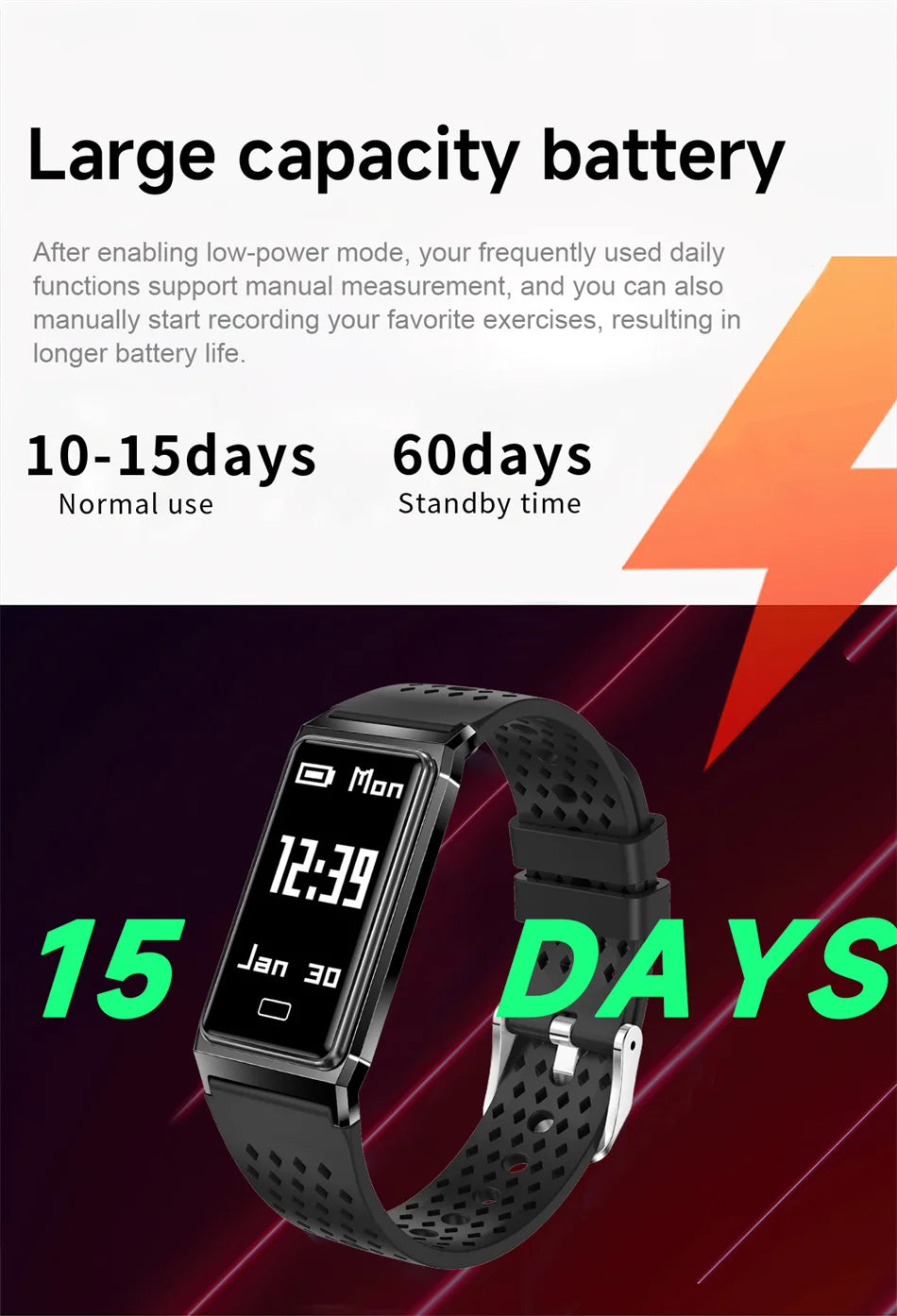 New Call Reminder Smart Watch Men Women Sports Fitness Tracker Smart Bracelet IPX8 Waterproof Heart Rate Sleep Monitor Pedometer