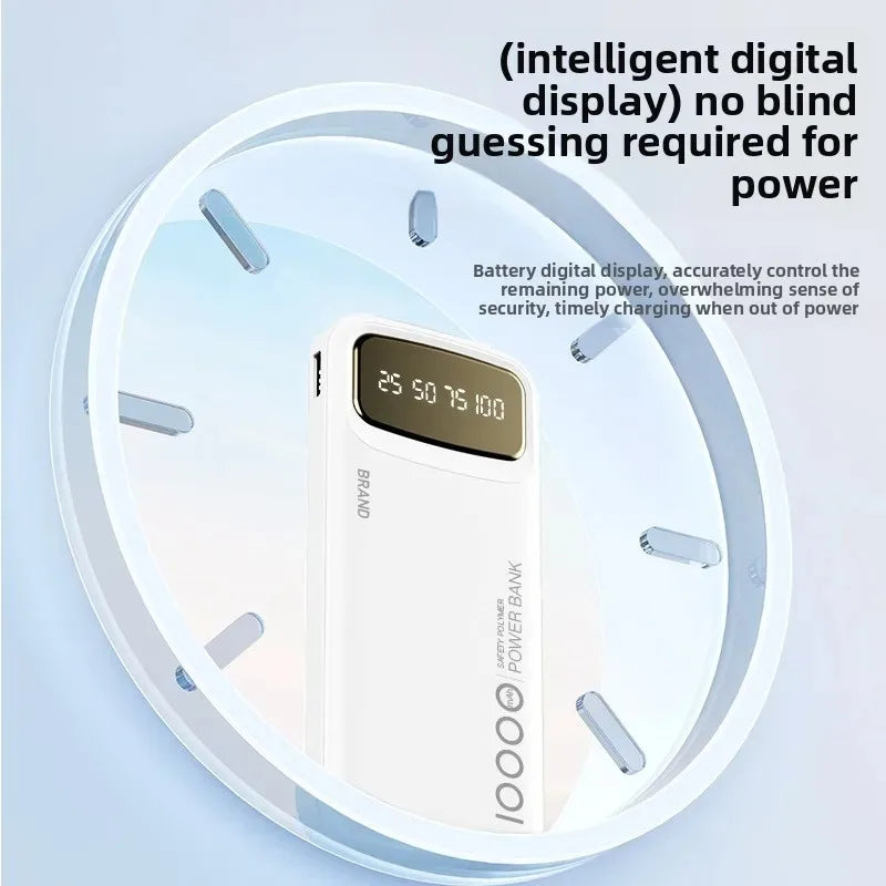 Portable Charger 10000mAh with Integrated USB-C Cable | Tidesmit Tidesmit
