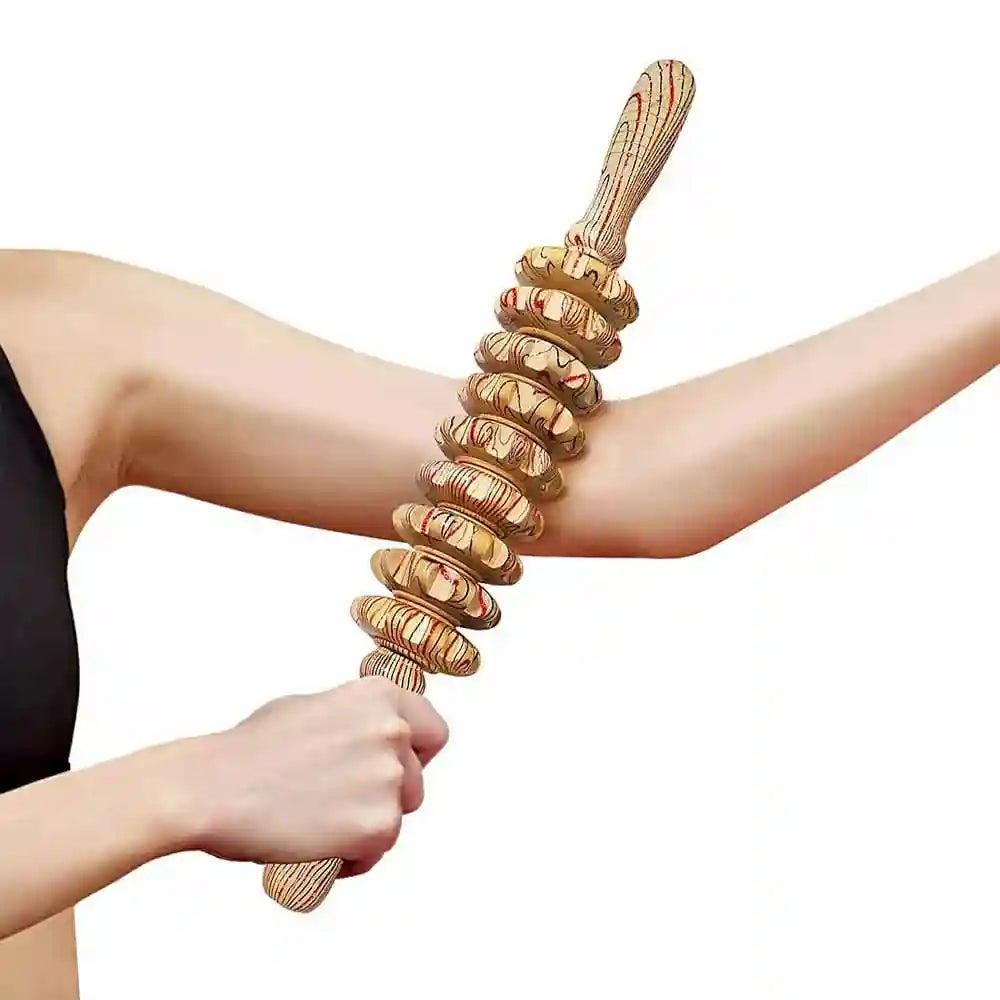 Wooden Massage Roller Stick for Deep Muscle Relief & Recovery Eye Massage Instrument Tidesmit