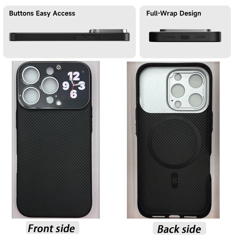 Magnetic iPhone Case with Wireless Charging & Military-Grade Protection Tidesmit