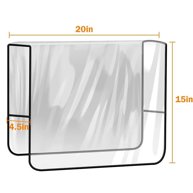 Salon Chair Cover Waterproof Clear PVC Protective Barber Guard Massage Chairs Tidesmit