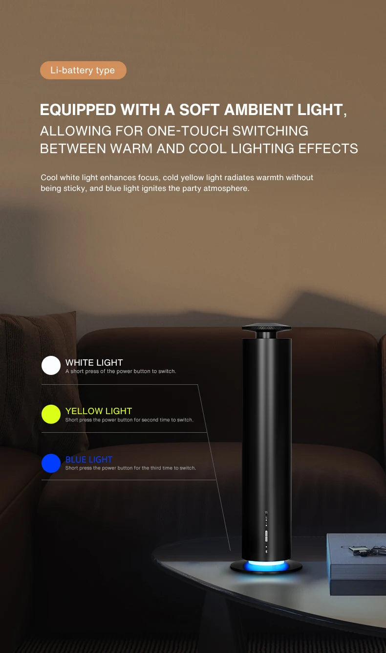 NAMASTE Smart Essential Oil Diffuser Office Aromatherapy Machine Battery Aromatherapy Machine Home Electric Aromatherapy Machine